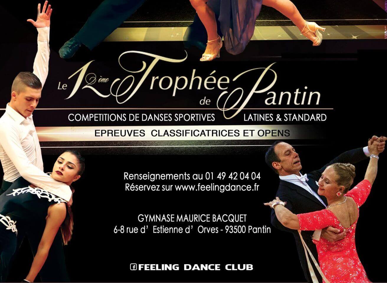 12e trophée de Pantin : Une compétition de danses sportives latines et standards à ne pas manquer !